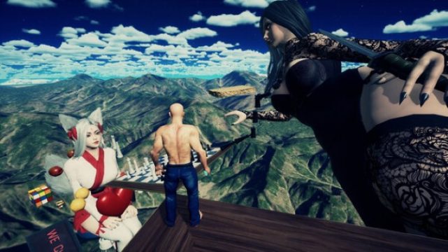 Bald Man Climbs Up download