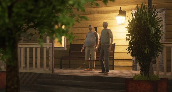 Grandpa High on Retro pc