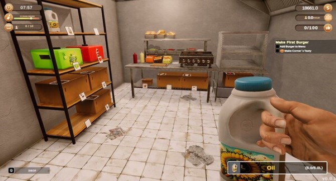 Corner Kitchen Fast Food Simulator pc