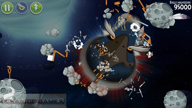 Angry Birds Space Features