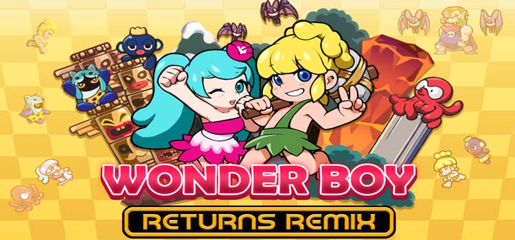Wonder Boy Returns Remix Free Download FULL PC Game