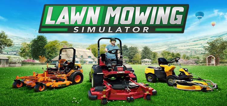 Lawn Mowing Simulator Free Download PC Game